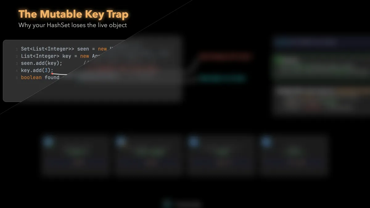 The Mutable Key Trap